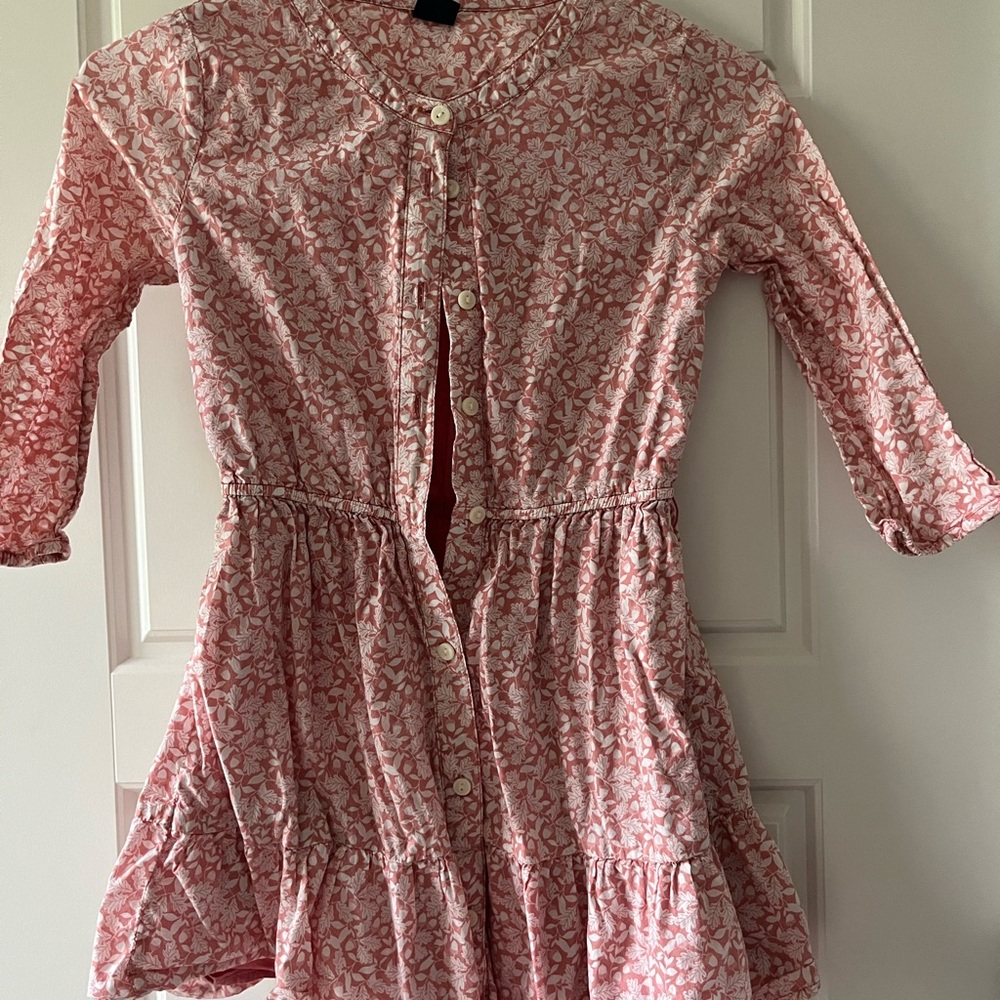 Floral Pink Kids Dress